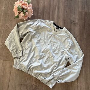 Men's Callaway Golf Light Grey Pullover Windbreaker